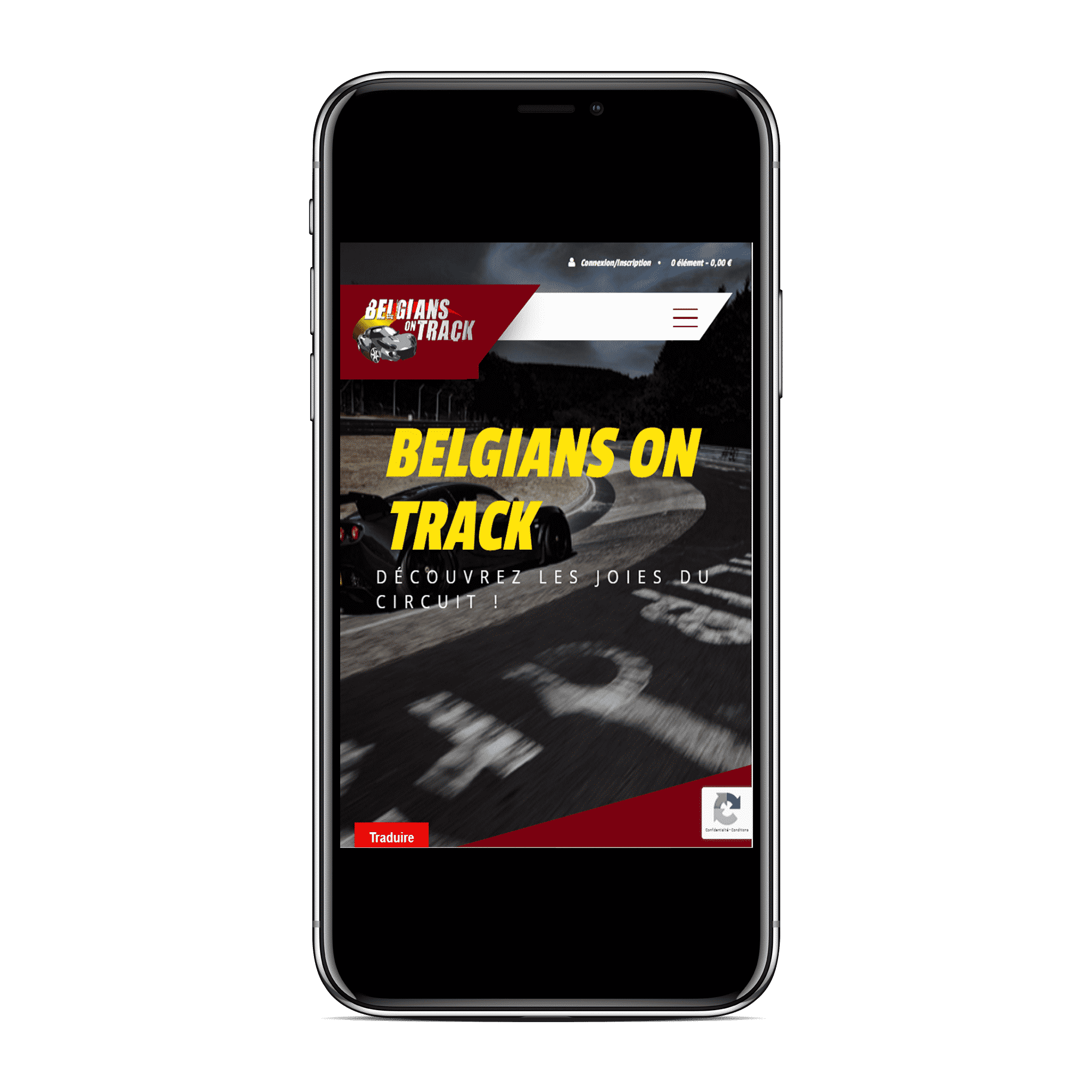 Site Belgians On Track mobile