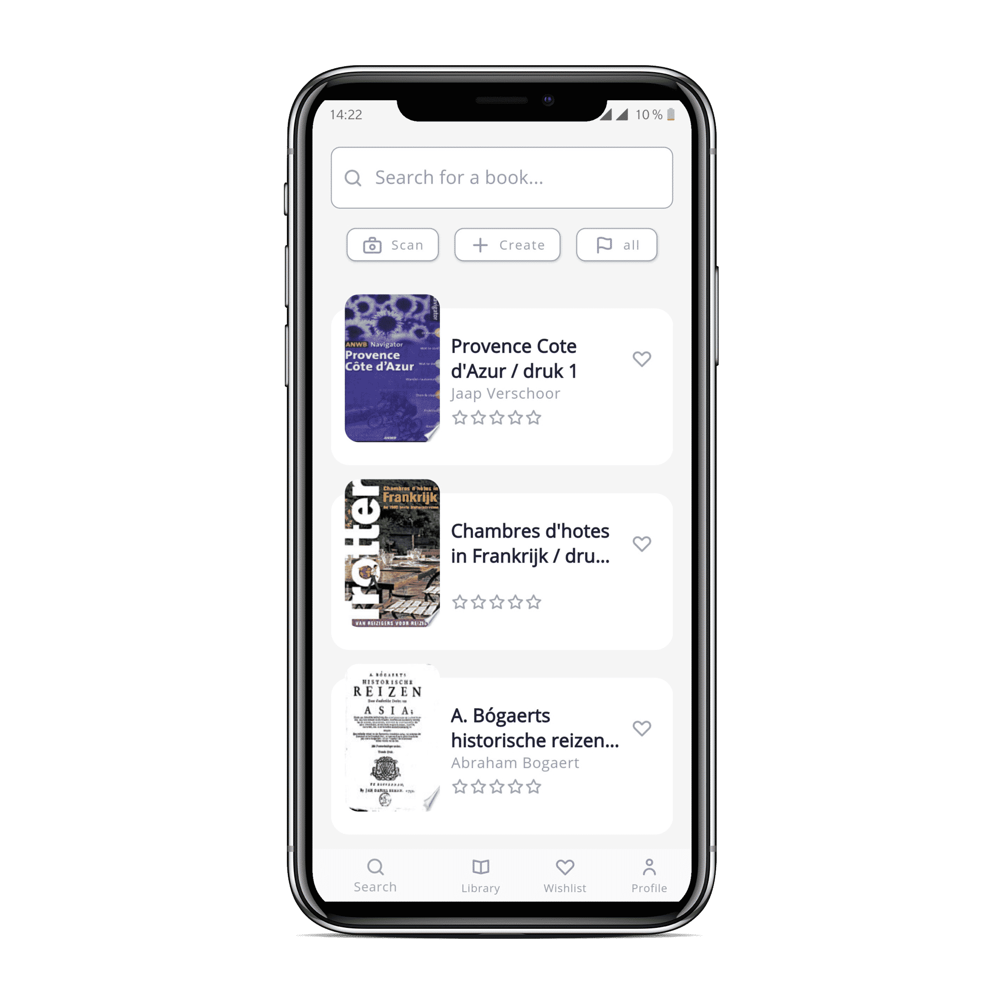 BookIt Application mobile